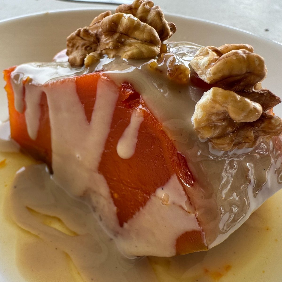 Cevizli ve Tahinli Kabak Tatlısı